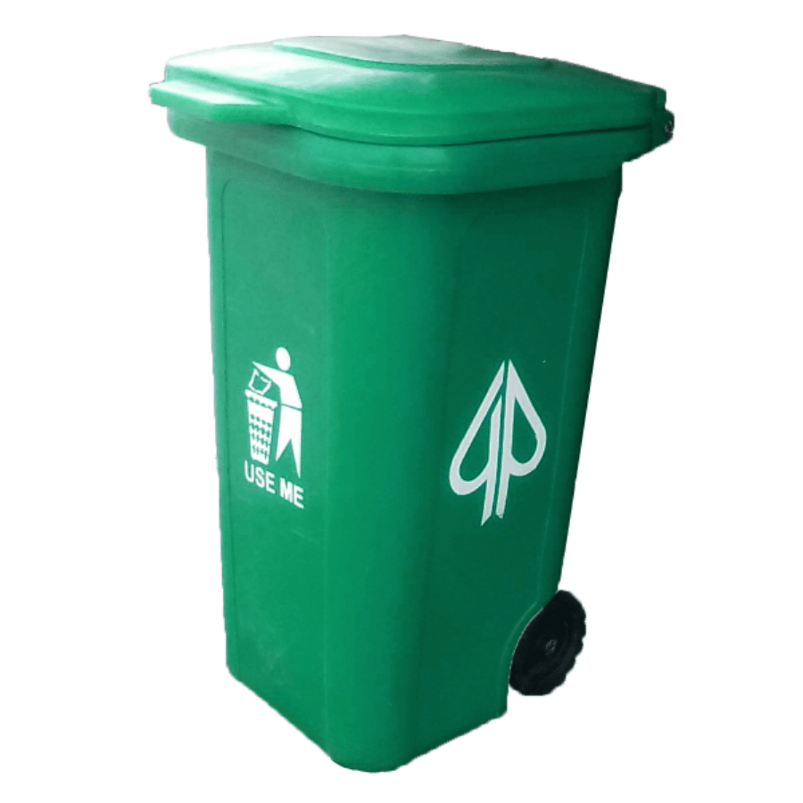 plastic waste bin