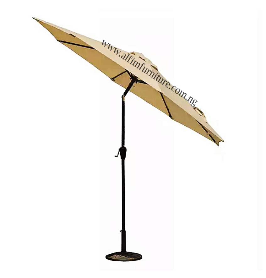 outdoor umbrella parasol with tilt