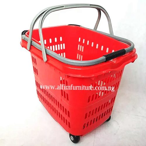 Alfim furniture Executive basket trolley -2 handles_wm