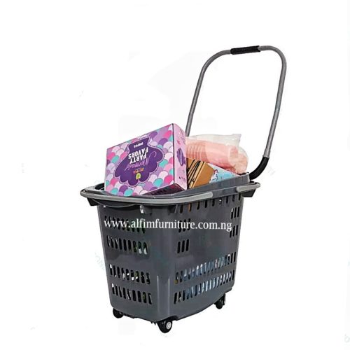 Alfim furniture Executive basket trolley loaded_wm