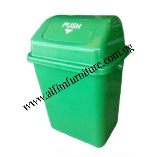 push cover waste bin