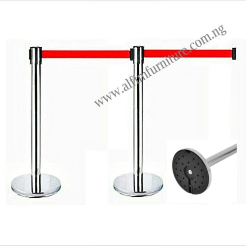 retractable belt stanchion guide