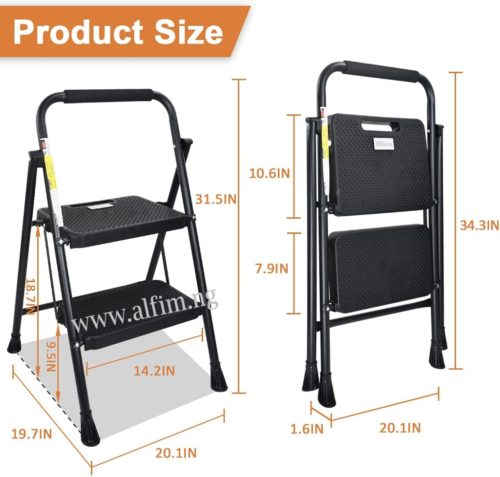 Alfim High-Tech household ladder dimensions_wm