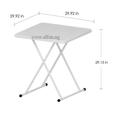 adjustable folding table