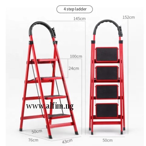 Alfim classic 4-step ladder dimensions_wm