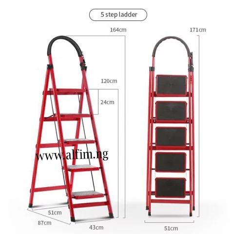 Alfim classic 5-step ladder_wm