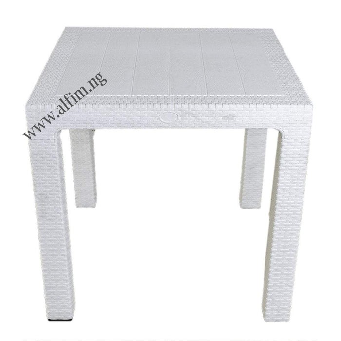 Alfim outdoor rattan square table white_wm